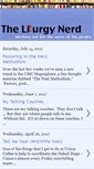 Mobile Screenshot of liturgynerd.blogspot.com