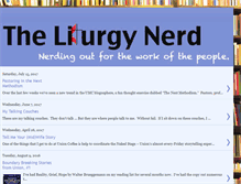 Tablet Screenshot of liturgynerd.blogspot.com