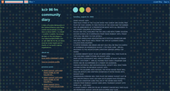Desktop Screenshot of kclr96fmcommunitydiary.blogspot.com