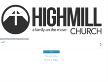 Tablet Screenshot of highmillstaff.blogspot.com