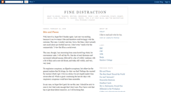 Desktop Screenshot of finedistraction.blogspot.com