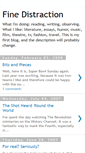 Mobile Screenshot of finedistraction.blogspot.com