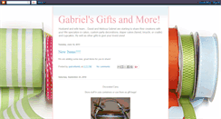 Desktop Screenshot of gabrielsgifts.blogspot.com