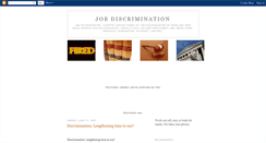 Desktop Screenshot of job-discrimination.blogspot.com