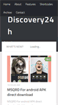 Mobile Screenshot of discovery24h.blogspot.com