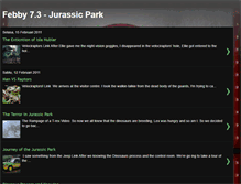 Tablet Screenshot of jurassicpark-febby73.blogspot.com