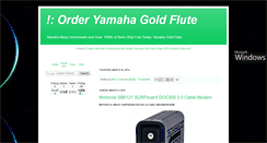 Desktop Screenshot of orderyamahagoldflute.blogspot.com