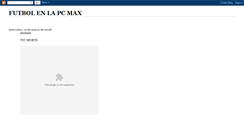 Desktop Screenshot of futbolenlapcmax.blogspot.com