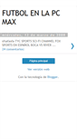 Mobile Screenshot of futbolenlapcmax.blogspot.com