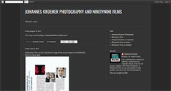 Desktop Screenshot of johanneskroemer.blogspot.com