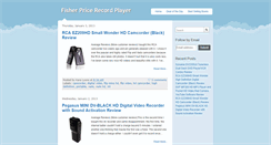 Desktop Screenshot of fisherpricerecordplayer.blogspot.com