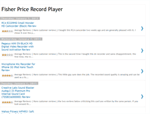 Tablet Screenshot of fisherpricerecordplayer.blogspot.com