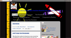 Desktop Screenshot of mrsmoorehead.blogspot.com