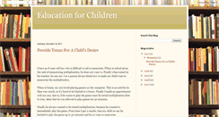 Desktop Screenshot of educationchildren.blogspot.com