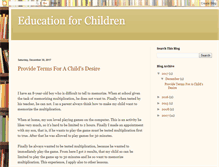 Tablet Screenshot of educationchildren.blogspot.com