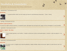 Tablet Screenshot of desahogoseinsanias.blogspot.com