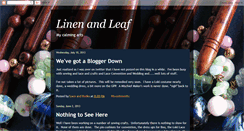 Desktop Screenshot of linenandleaf.blogspot.com