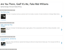 Tablet Screenshot of fakerobwilliams.blogspot.com