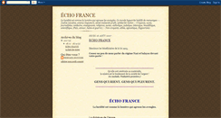 Desktop Screenshot of echofrance.blogspot.com