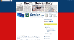 Desktop Screenshot of eachnewsday.blogspot.com