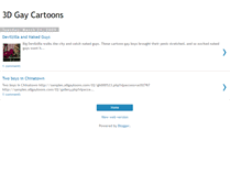 Tablet Screenshot of 3dgaycartoons.blogspot.com