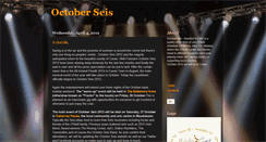 Desktop Screenshot of octoberseis.blogspot.com