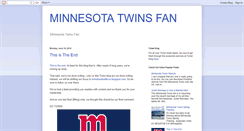 Desktop Screenshot of minnesotatwinsfan.blogspot.com