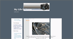 Desktop Screenshot of mylife-infocus.blogspot.com