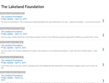 Tablet Screenshot of lakelandfoundation.blogspot.com