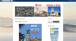 Desktop Screenshot of mirimontemehoje.blogspot.com