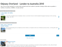 Tablet Screenshot of odysseyoverland2010.blogspot.com