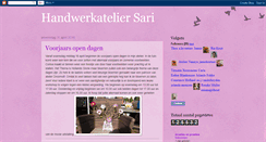 Desktop Screenshot of handwerkateliersari.blogspot.com