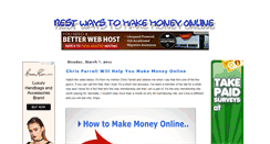 Desktop Screenshot of makemoneythebestway.blogspot.com