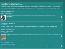 Tablet Screenshot of construyendodialogo.blogspot.com