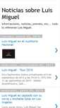 Mobile Screenshot of noticiasdeluismiguel.blogspot.com