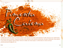 Tablet Screenshot of pimentacaienaeventos.blogspot.com