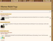 Tablet Screenshot of dharmashaktiyoga.blogspot.com