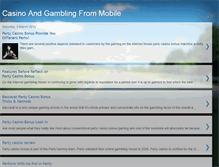 Tablet Screenshot of mobilegamblingblog.blogspot.com