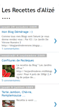 Mobile Screenshot of lesrecettesdalize.blogspot.com