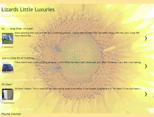 Tablet Screenshot of lizardslittleluxuries.blogspot.com