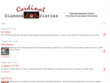 Tablet Screenshot of cardinaldiamonddiaries.blogspot.com