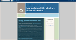 Desktop Screenshot of buy-sustanon-winstrol-dianabol-roids.blogspot.com