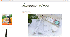 Desktop Screenshot of douceurvivre.blogspot.com