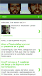 Mobile Screenshot of gerardpiqueblog.blogspot.com