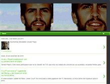 Tablet Screenshot of gerardpiqueblog.blogspot.com