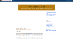 Desktop Screenshot of fertilizer-guide.blogspot.com