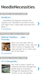Mobile Screenshot of needlenecessities.blogspot.com