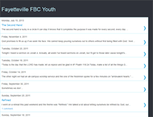 Tablet Screenshot of fayettevillefbcyouth.blogspot.com