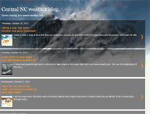 Tablet Screenshot of centralncweatherblog.blogspot.com