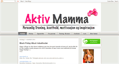 Desktop Screenshot of aktivmamma.blogspot.com